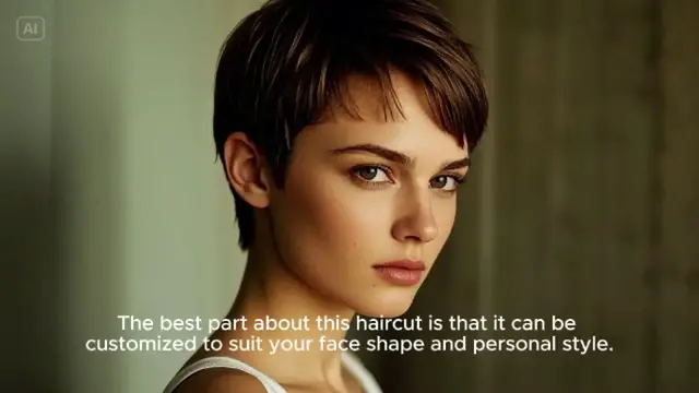 Video thumbnail for Asymmetrical Pixie haircut