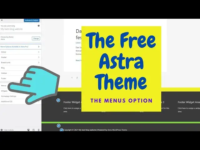 Video thumbnail for How To Customize Menus On Astra On The Free Astra Theme