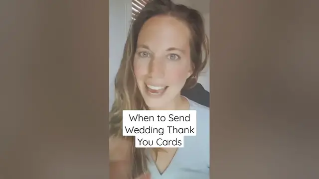 Video thumbnail for When Should You Send Wedding Thank You Cards? Here's the Essential Guide!