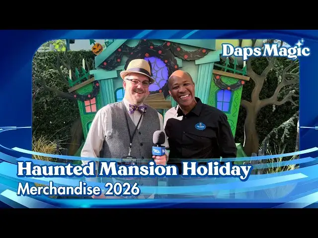 Video thumbnail for Haunted Mansion Holiday Merchandise Halloween Time at the Disneyland Resort 2026 4K
