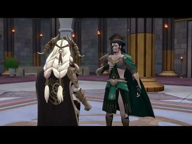 Video thumbnail for Fire Emblem: Fortune's Weave - 1 Theodora Path Ch 7: Talk To Bonaventure About Next Match and Heir