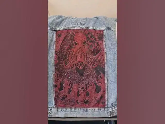 Video thumbnail for Custom Denim Jacket #art