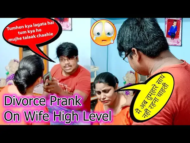 Video thumbnail for Divorce Prank On Wife High Level || She really started crying || #PrankStarSekhar #Prank