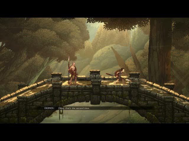 Video thumbnail for God of War Sons of Sparta - Return To Sparta: Deimos "We're Being Followed" Talk To Acmon & Passalus