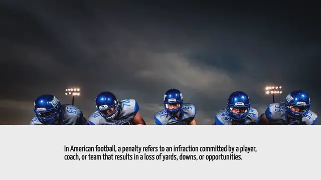 Video thumbnail for What Is A Penalty In American Football