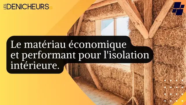 Video thumbnail for ☑️ Isolation en paille : un matériau économique et performant pour l'isolation intérieure.