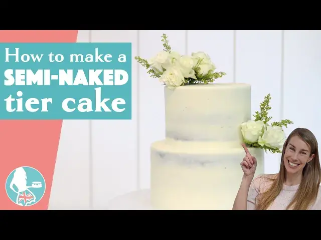 Video thumbnail for How to Make a Semi Naked Wedding Cake