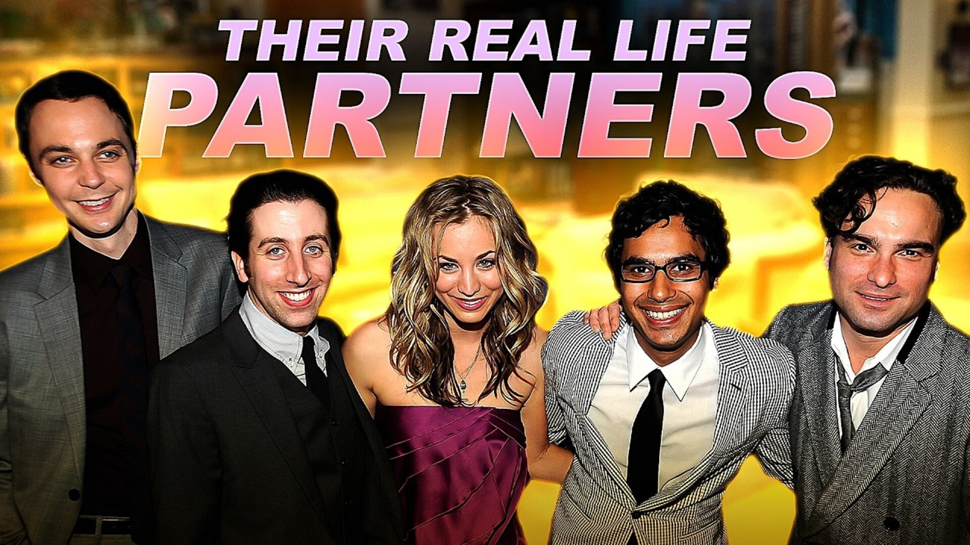 Video thumbnail for The Real Life Partners Of The Big Bang Theory Cast