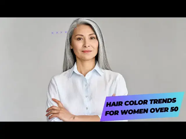 Video thumbnail for Hair Color Trends for Women Over 50: Embracing Elegance and Style