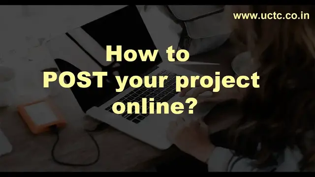 Video thumbnail for How to Post your Project online | Unique Computer Centre