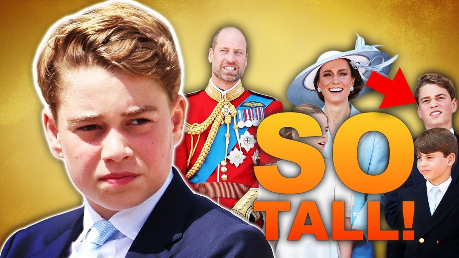 Video thumbnail for Prince George's Height Steals The Show At 2026 Trooping The Colour
