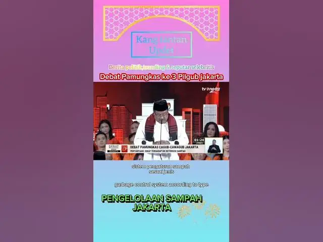 Video thumbnail for #reels #debat #news #politics #beritaterkini #presiden2024 #presetalightmotion