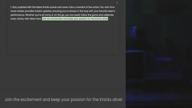 Video thumbnail for score tracker provides instant updates, ensuring you’re always in the loop with your favorite team’s performance. Whether you’re at home or on the go, you can easily follow the game and celebrate every victory with fellow fans. Join the e