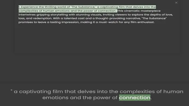 Video thumbnail for complexities of human emotions and the power of connection. This cinematic masterpiece intertwines gripping storytelling with stunning visuals, inviting viewers to explore the depths of love, loss, and redemption. With a talented cast and