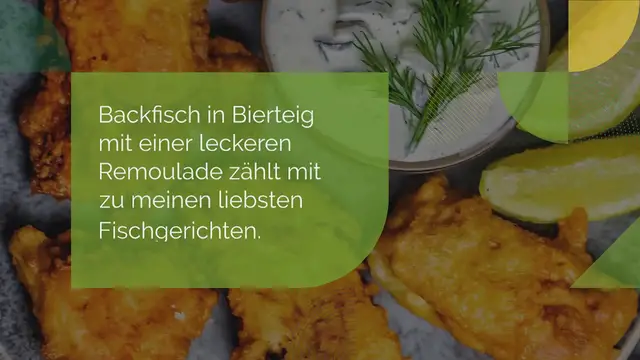 Video thumbnail for Backfisch in Bierteig mit leckerer Remoulade
