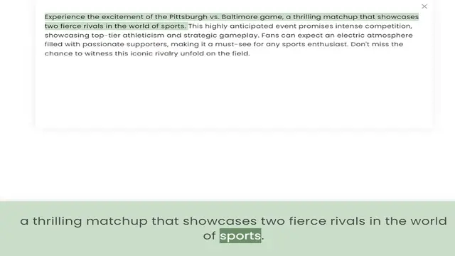 Video thumbnail for two fierce rivals in the world of sports. This highly anticipated event promises intense competition, showcasing top-tier athleticism and strategic gameplay. Fans can expect an electric atmosphere filled with passionate supporters, making