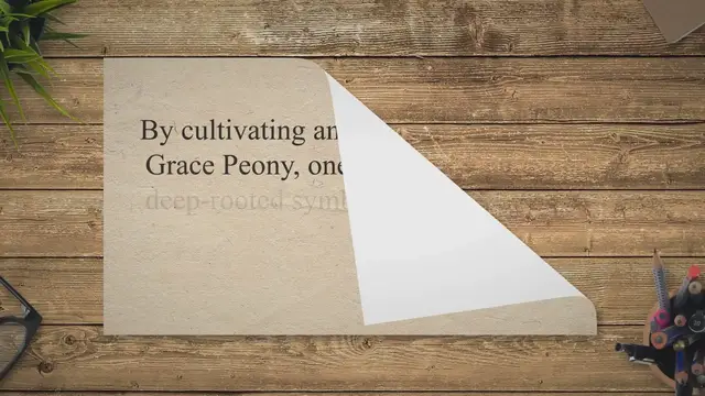 Video thumbnail for Red Grace Peony: A Bold Statement of Elegance