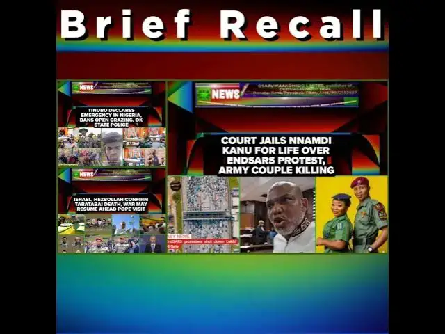 Video thumbnail for NewsBriefRecall @5pm 27-11