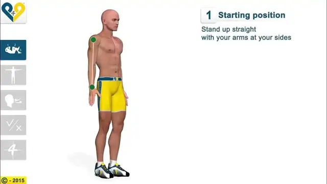 Video thumbnail for تمارين منزلية- تمرين الجري في المكان (الجري في المحل) High knees running in place