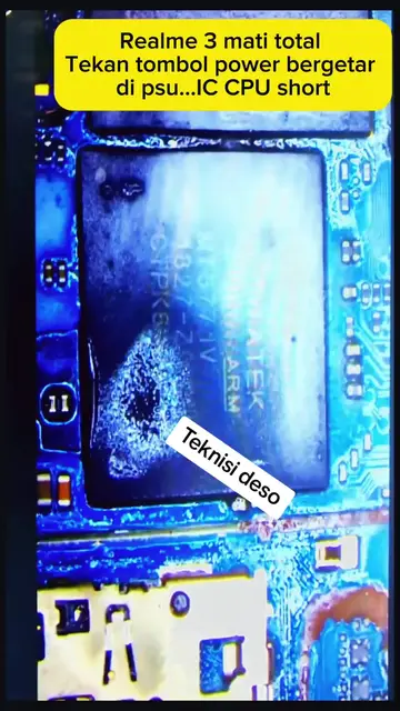 Video thumbnail for Realme 3 mati total cek PSU bergetar kerusakan ada short ic cpunya