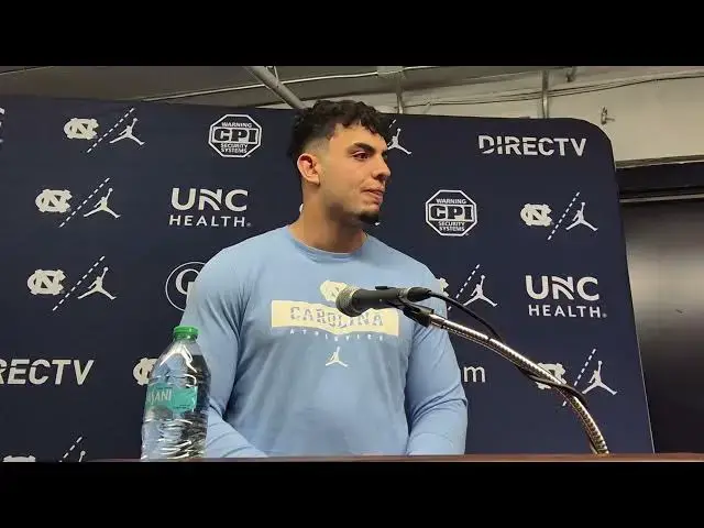 'Video thumbnail for UNC defensive end Melkart Abou-Jaoude'