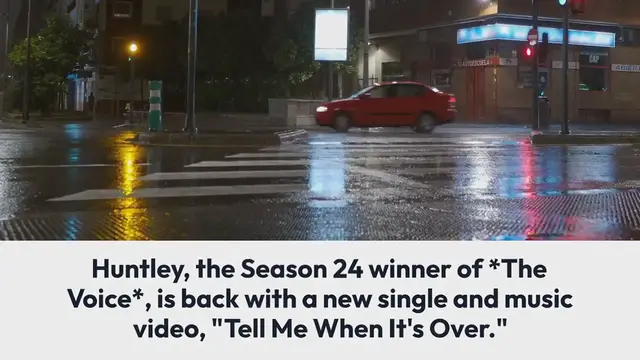 Video thumbnail for **Voice Winner Huntley Talks Life After Victory and New Single 'Tell Me When It's Over'**