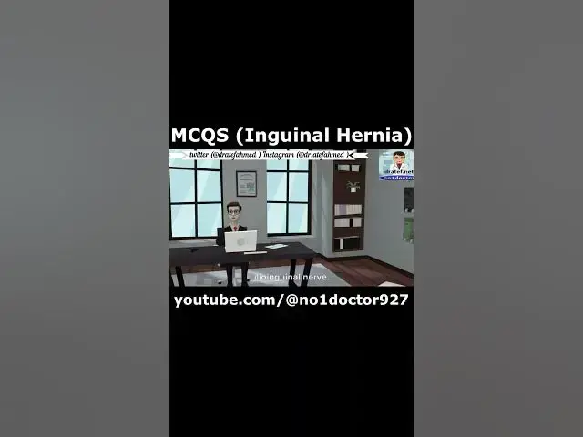 Video thumbnail for MCQS Inguinal Hernia 3 #shorts #hernia #mcqs #trending #doctor #medical_exam #medical_exam #surgery