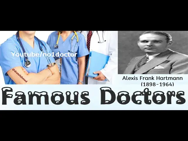 Video thumbnail for ALEXIS FRANK HARTMANN and SYDNEY RINGER /Top Famous Doctors In The World/ No1doctor/dratef /top doc