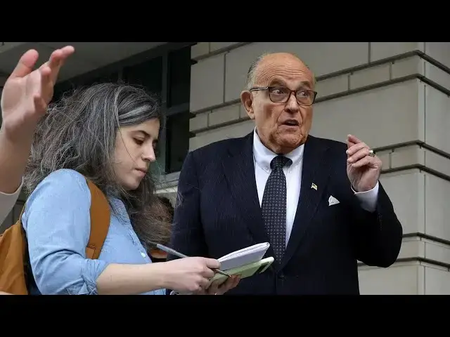 Video thumbnail for Let Me Give You A Warning' - Giuliani Sends Cryptic Message To Trump's Enemies