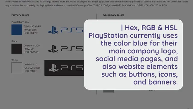 Video thumbnail for PlayStation Color Palette | Hex, RGB & HSL