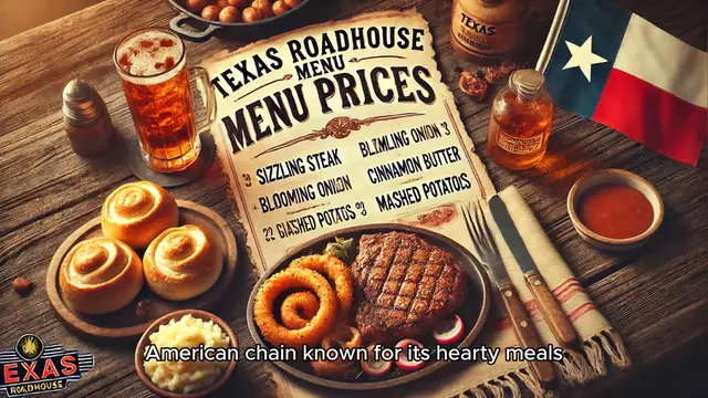 'Video thumbnail for Texas Roadhouse Menu Prices'