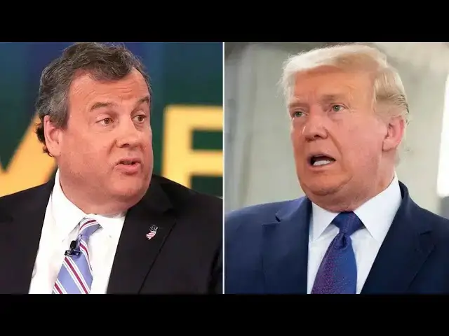 Video thumbnail for Chris Christie Stuns Crowd After Trump Ballot Ban - 2024 Takes Wild Turn