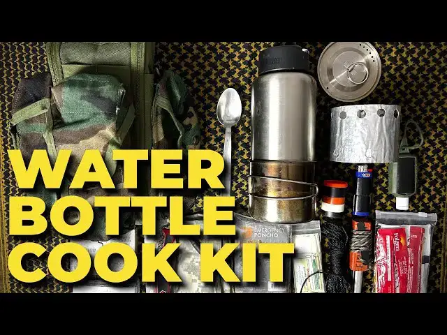 Video thumbnail for Minimal Survival Water Bottle Cook Kit - NEW SET UP!