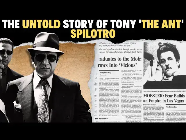 Video thumbnail for Tony Spilotro: The Real-Life Gangster Who Took Over Las Vegas and Shocked the Mafia!