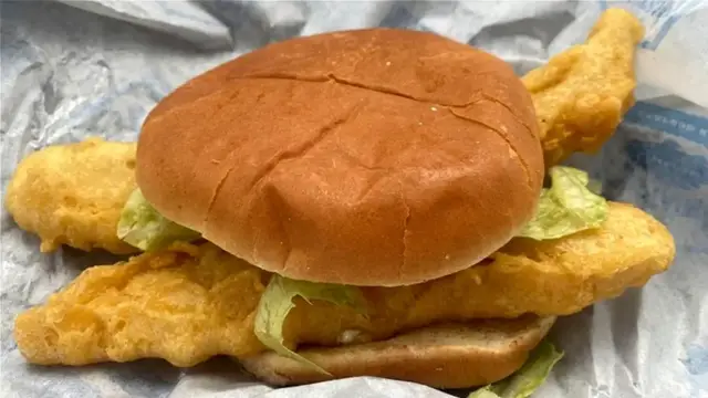 Video thumbnail for This Overlooked Seafood Chain Serves A Seriously Massive Fish Sandwich
