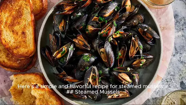 Video thumbnail for mussels recipe