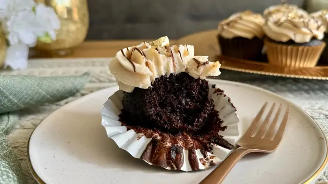 Video thumbnail for These Chocolate Stout Cupcakes Are St. Patty's Day-Worthy [PUBLISH BETWEEN March 10-17: St. Patrick's Day]