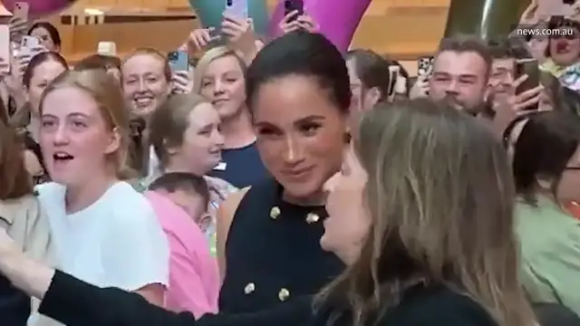 Video thumbnail for Meghan Markle's 'Viral Glare' Sparks Reaction From Former Staffer