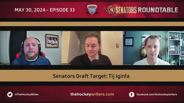 Video thumbnail for Senators 2024 NHL Draft Targets - Tij Iginla