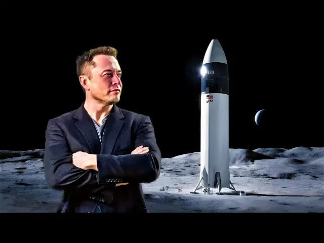 Video thumbnail for Elon Musk JUST REVEALED Huge SpaceX Moon Landing Update!