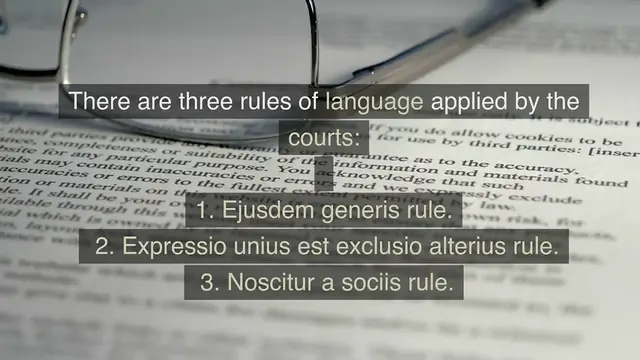 Video thumbnail for Rules of language statutory interpretation www.e-lawresources.co.uk