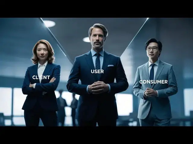 Video thumbnail for Client, User, and Consumer: Understanding the Distinctions and Their Roles