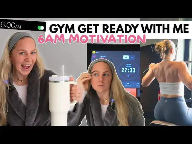 Video thumbnail for 6:00 UHR GYM MOTIVATION: GRWM + TRAINING MIT MEINEM MANN