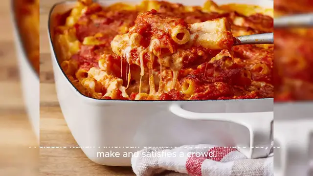 Video thumbnail for Baked Ziti recipe