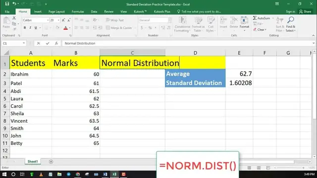 Video thumbnail for How to calculate standard deviation in Excel