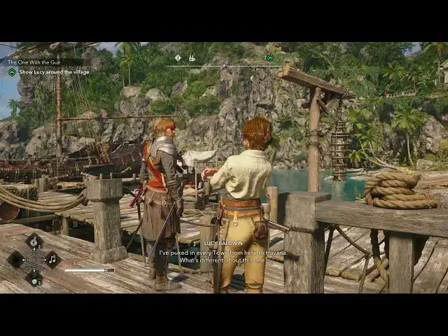 Video thumbnail for Assassin's Creed Black Flag Resynced - The One With The Gun: Show Lucy Around The Village Gameplay