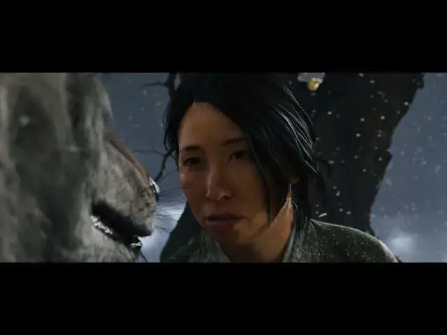 'Video thumbnail for Ghost of Yotei - Chapter 3 Six Months Later: Atsu Pets Wolf "My Hunt Is Over" Ending Cutscene'