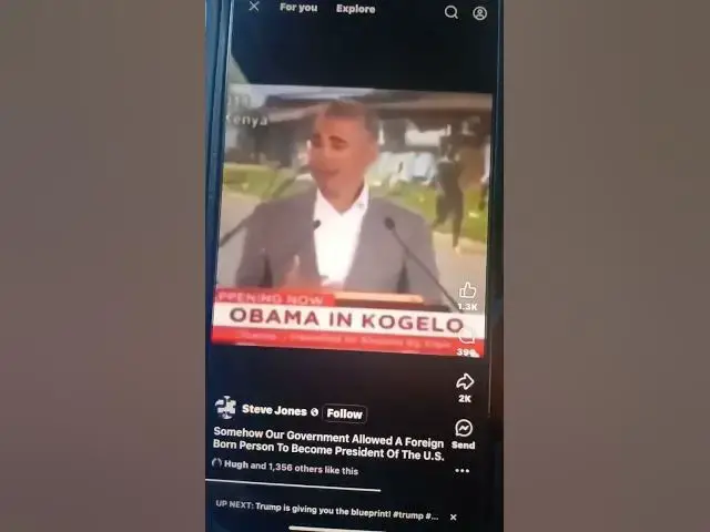 Video thumbnail for Trump was right about Obama #trump #shortsfeed #politics #shortsyoutube #shortsviral