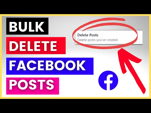 Video thumbnail for How To Bulk Delete All Facebook Posts On A Page? [in 2025]