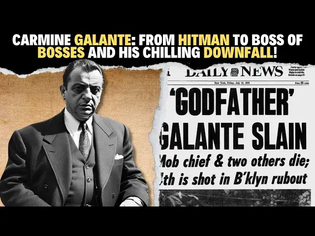 Video thumbnail for Carmine Galante: From Hitman to Boss of Bosses and His Chilling Downfall!